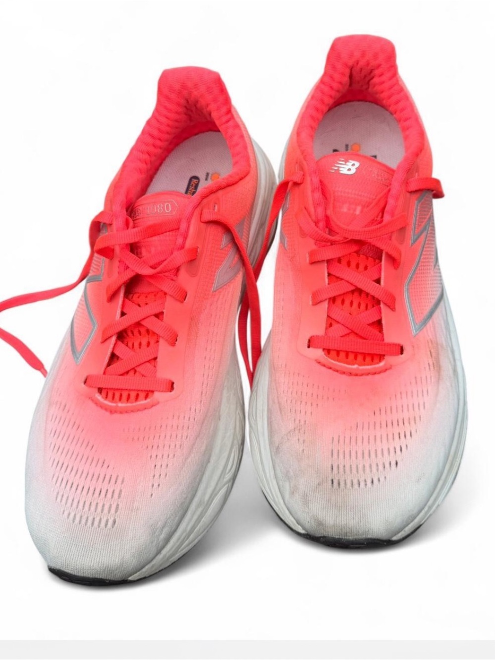 New Balance 1080 Women’s Coral Pink Athletic Running Shoes